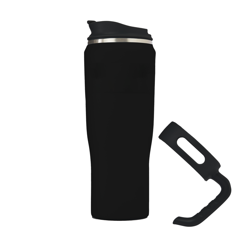 Large Metal Travel Flask with Detachable Handle